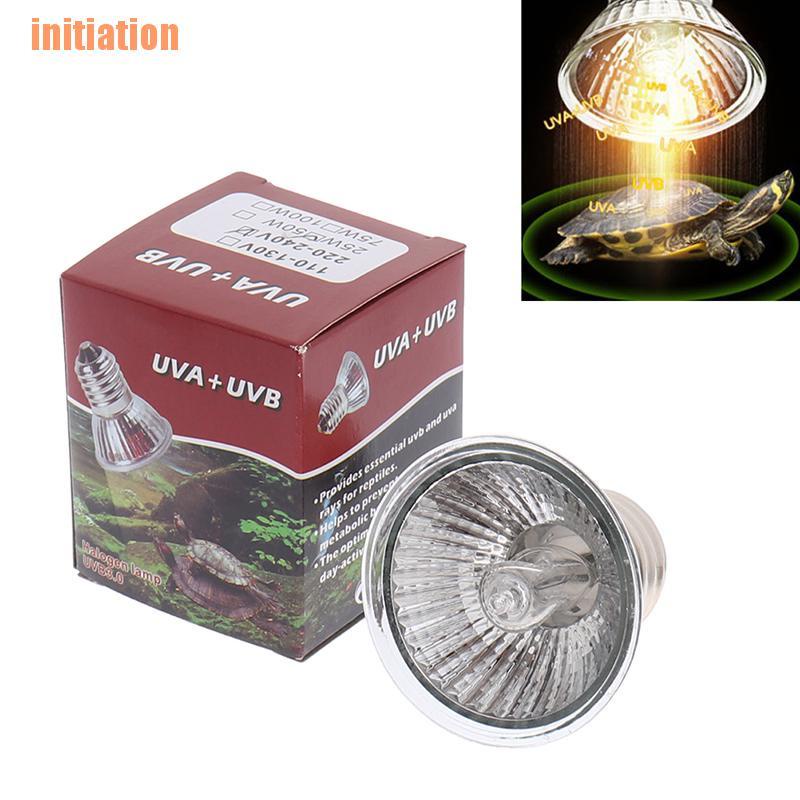 Iniciação ~ 25 / 50 / 75 W Uva + Uvb 3.0 Lâmpada Reptile Tartaruga Basking Luz Uv Lâmpadas De Aquecimento Lâmpada Controlador De Temperatura
