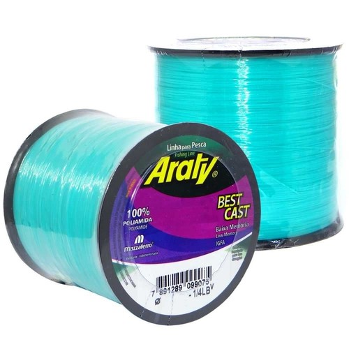 Linha Araty Best Cast  0,45 / 13,3 kg  Verde - 575 m