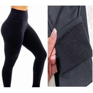Calça legging Plus Size Flanelada Forrada Peluciada Aveludada G1 ao G4 em Oferta na Shopee