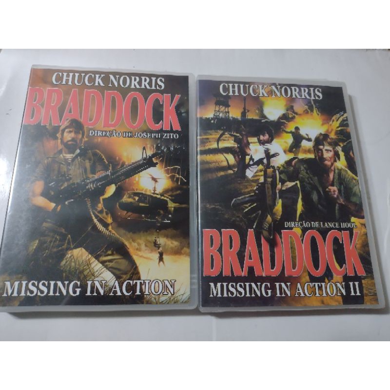 Dvd Braddock - O Super Comando e Braddock 2 O início da missão - Originais e Dublados