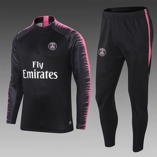 black and pink psg tracksuit
