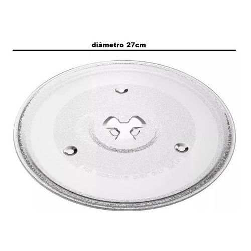 Prato Microondas Panasonic Nn-st25jwru 21 Litros 27cm