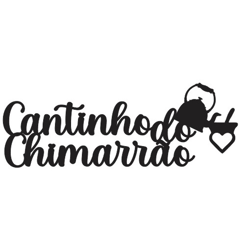 Aplique, frase cantinho do chimarrão e ou cantinho do chá.