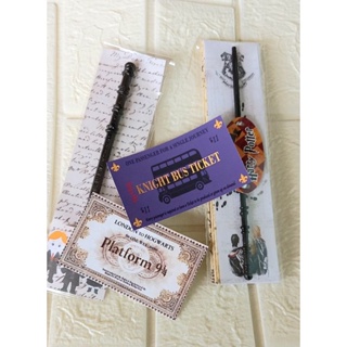 Mini Varinha Artesanal 19 cm + Lápis Harry Potter + 2 tickets ( Harry Potter ) em Oferta na Shopee