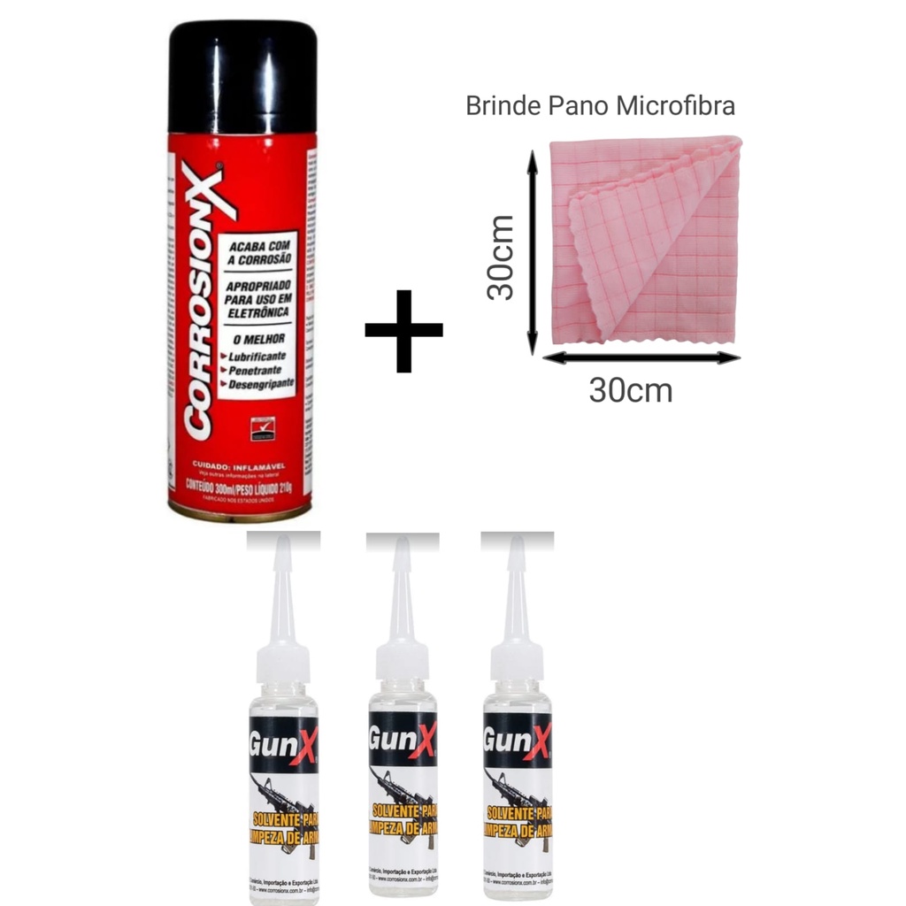 Kit CorrosionX Marine Lubrificante Anticorrosivo Armas 300ml Original