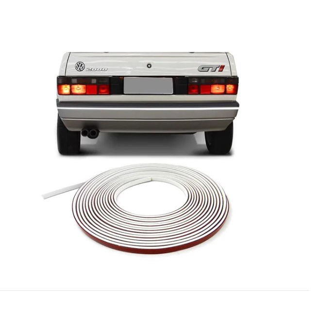 Friso Branco Parachoque Gol Cl Gl Gti Gts Gls 89 90 91 92 93 Á 94
