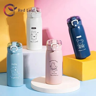 Garrafa Térmica Infântil Aço Inox Com Canudo De 350ml em Oferta na Shopee