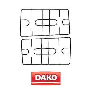 Kit 2 Grelhas Trempe Grade Dako Equilibrio Peças Para Fogão