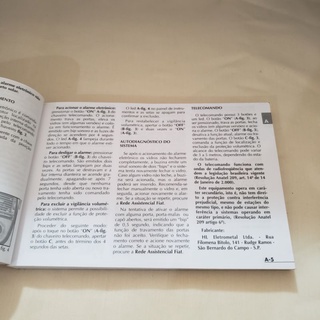 Manual do Proprietário Original Antigo Fiat Marea / Marea Weekend/ Brava- ano 2002 #3