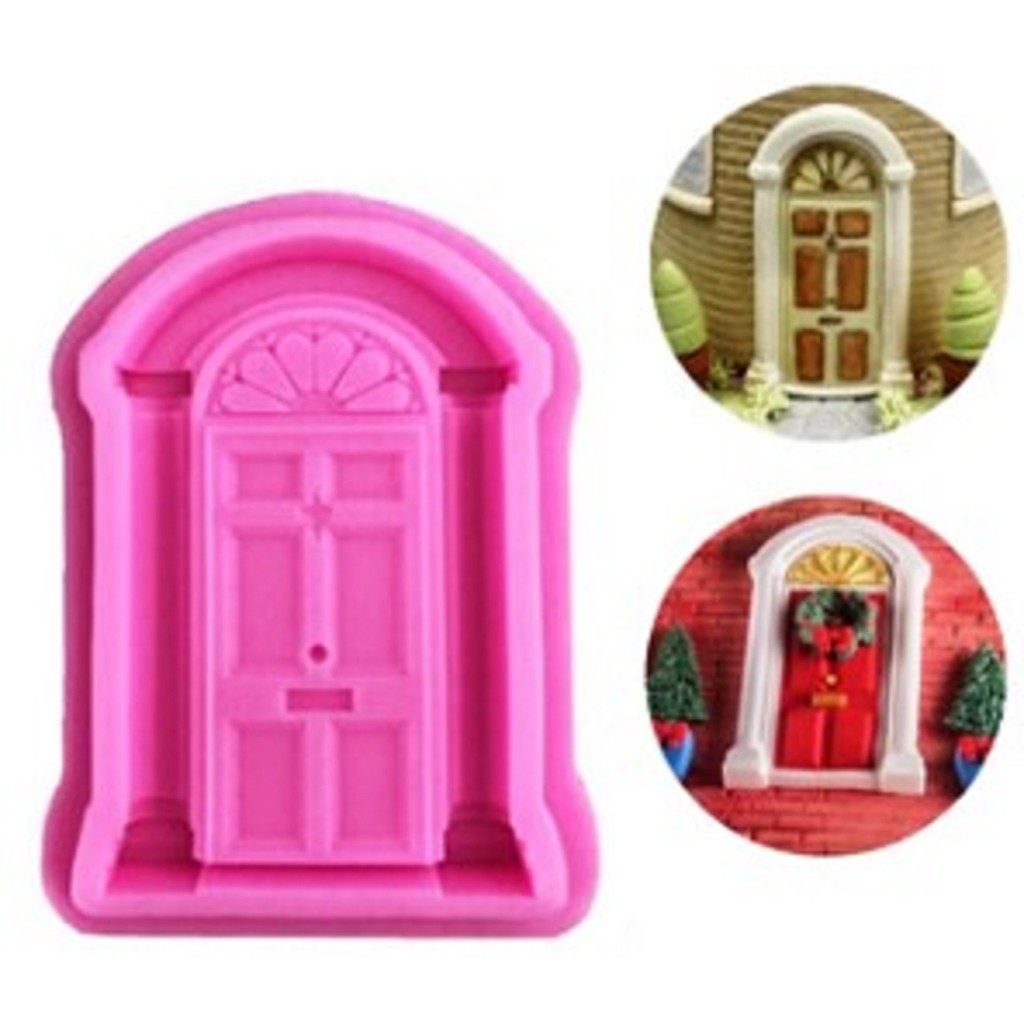 MOLDE DE SILICONE PORTA PARA DECORAR F Shopee Brasil