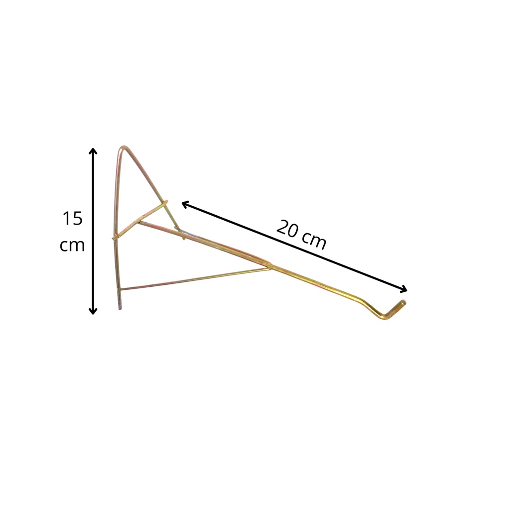 kit 10  suporte de pendurar vasos xaxim flores plantas em Oferta na Shopee
