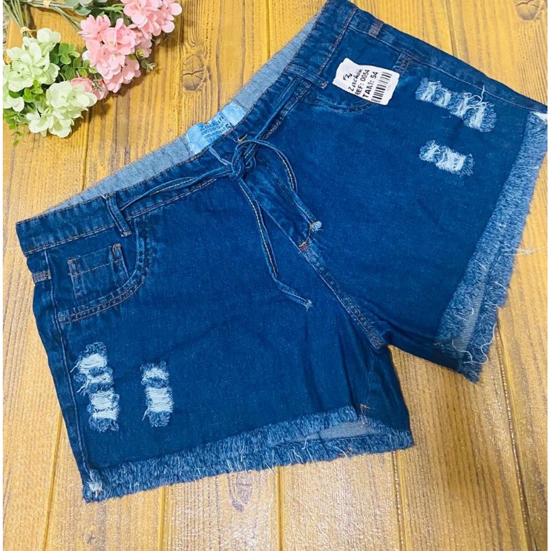 Shorts jeans feminino plus size
