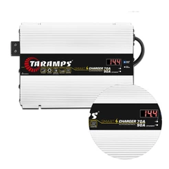 Fonte Smart Charger Taramps 70a~90a Lançamento Voltímetro