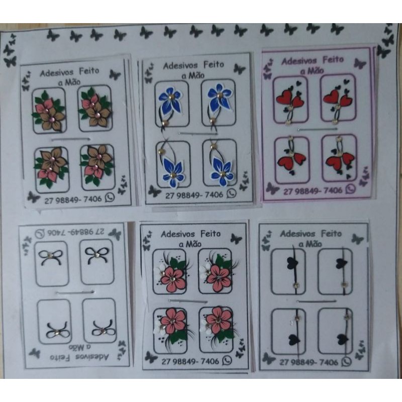 adesivos,adesanal,de,unhas