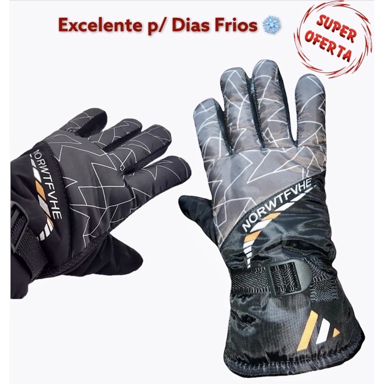 Luva Motoqueiro Ideal Para Frio Moto MotoBoy Trabalho Viagem | Shopee ...