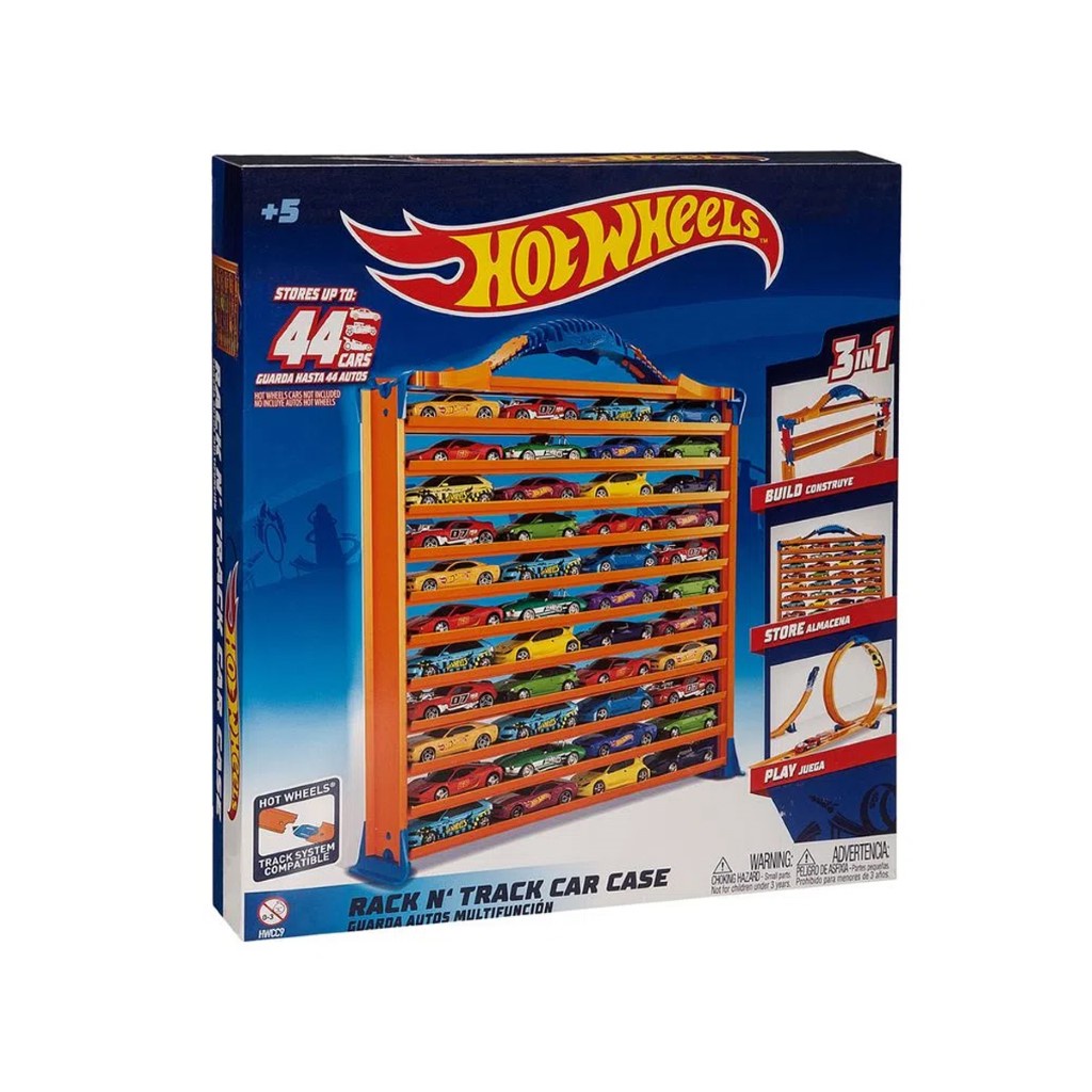 Hot Wheels Porta Carrinhos E Pista 3 Em 1 F0025-7 - Fun - Hobbies & Collections