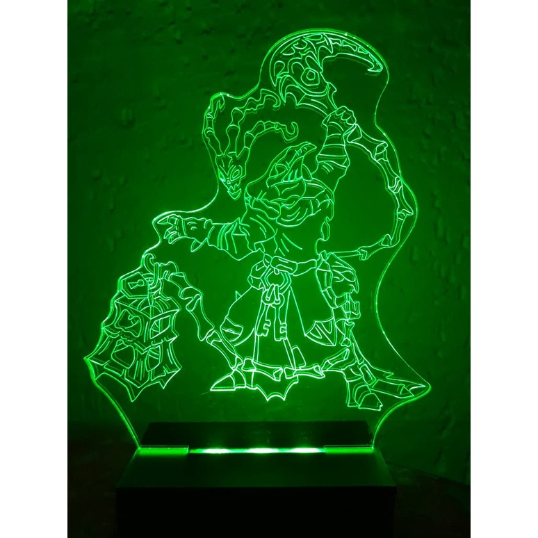 Luminária Abajur Led Thresh Lol League of Legends