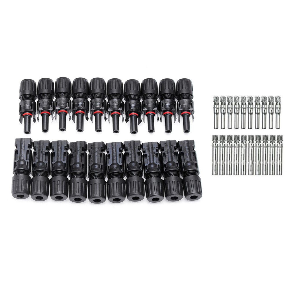 10 Pares Conector Mc4 Para Painel Solar Fotovoltaico