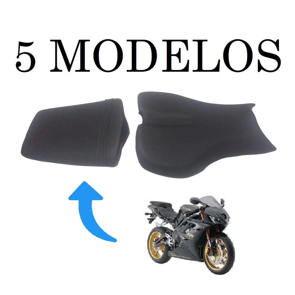 Capa Do Banco Triumph Daytona 675r Antiderrapante / Lisa / Fibra de Carbono / Perfurado - Até 2010