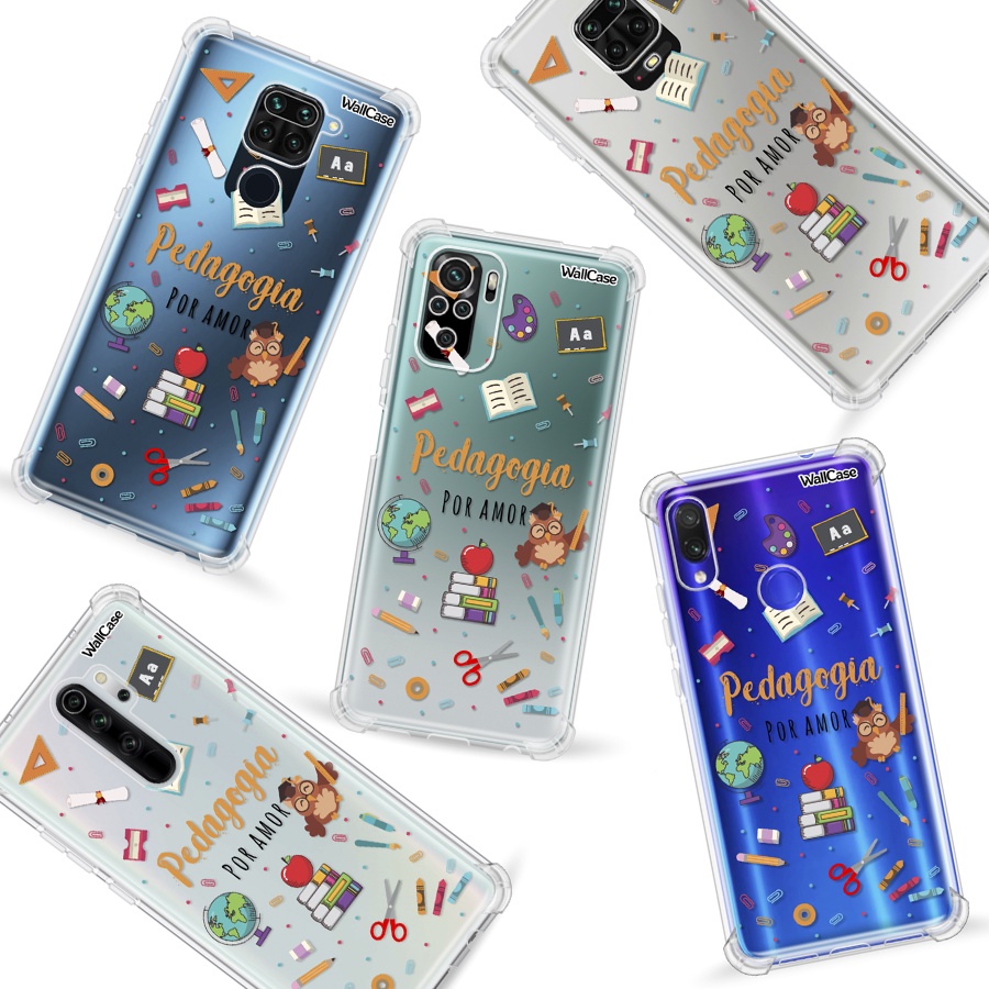 Capinha de Celular Cp42 Profissão Pedagogia Para Xiaomi Redmi Note Mi Poco 7 8 9 10 11 12 13 M3 M4 X3 X4 X5 Pro Lite