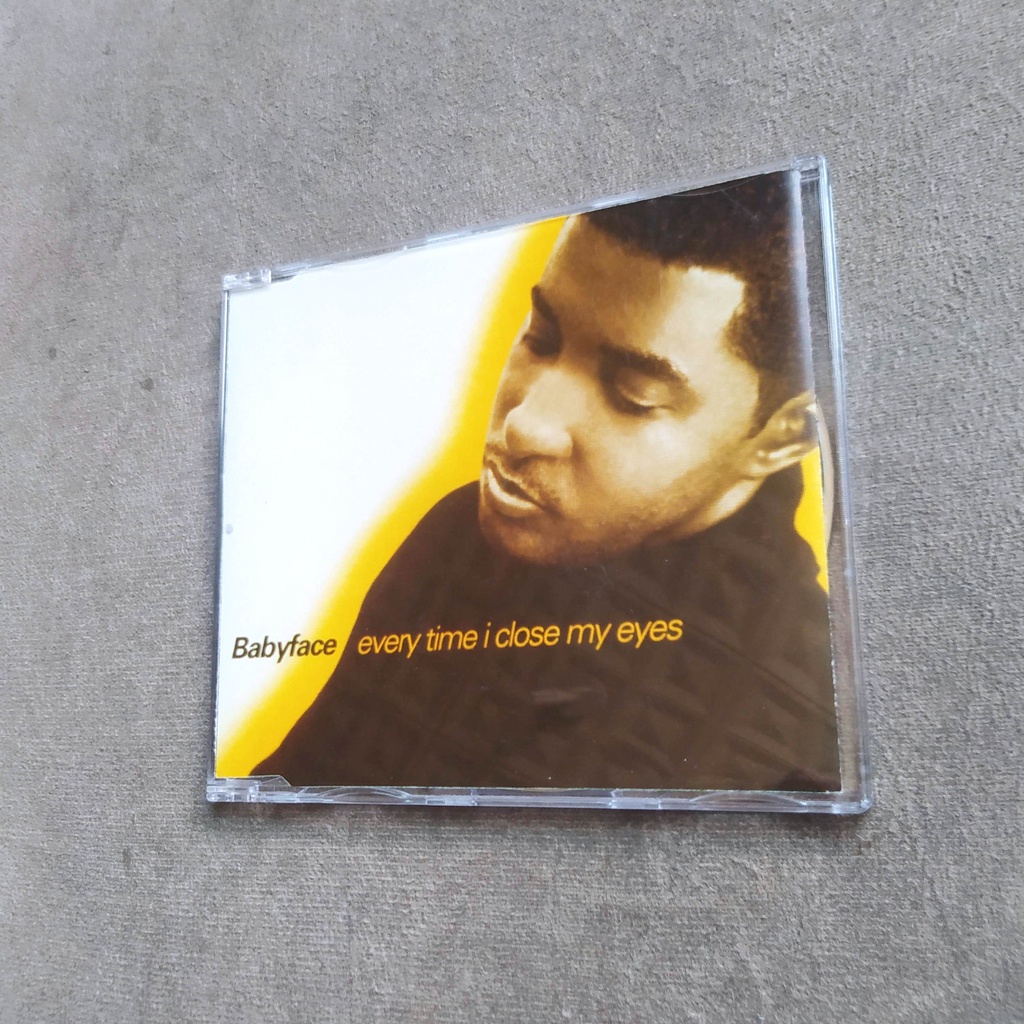 Cd Single Mariah Carey Everytime I Close My Eyes Brasil single promocional Babyface Kenny G Columbia