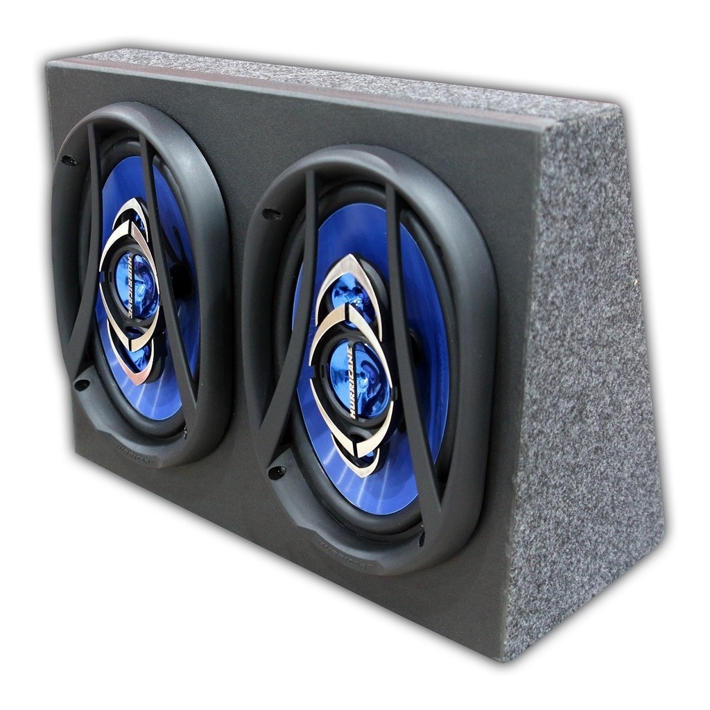 2 Alto Falante 6x9 Na Caixa De Carpete 69 Hurricane 180w Rms em Oferta na Shopee