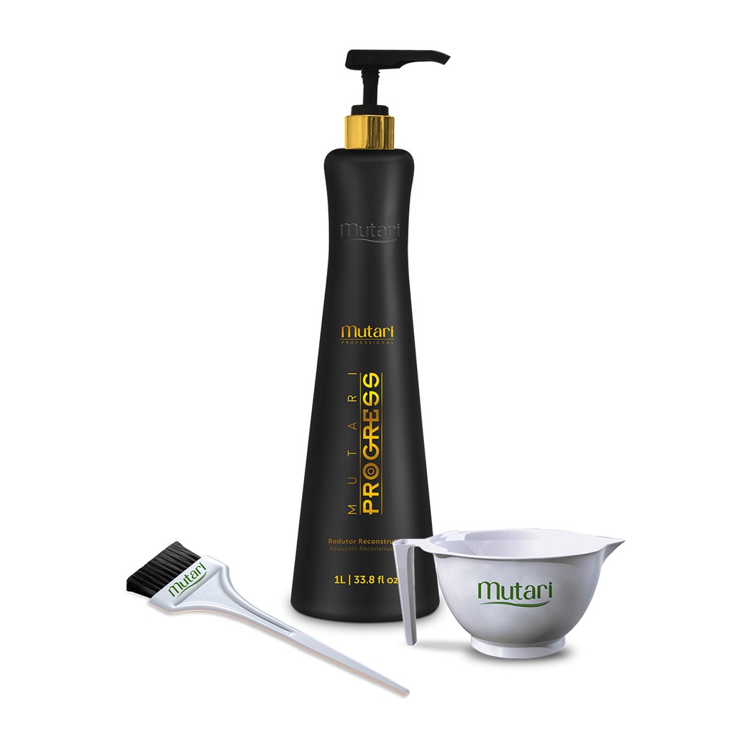 Escova Progressiva Mutari Progress Sem Formol 1L + Brindes | Shopee Brasil