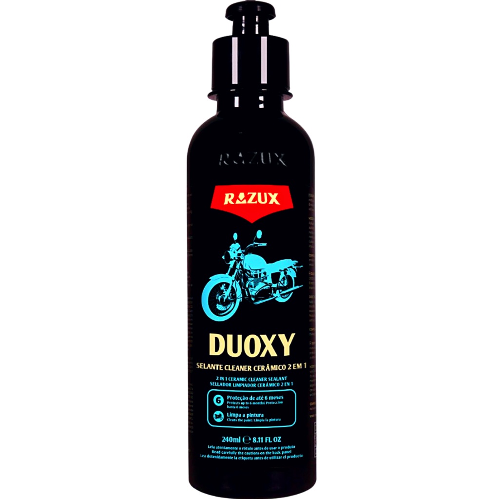 Duoxy Selante 2 Em 1 Para Moto Cera Limpadora Razux 240ml em Oferta na Shopee