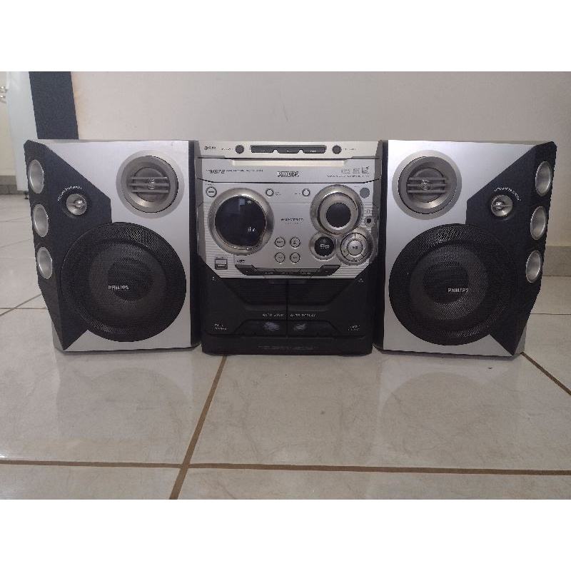 Mini HiFi System com MP3/wma Fwm572/Bk Shopee Brasil