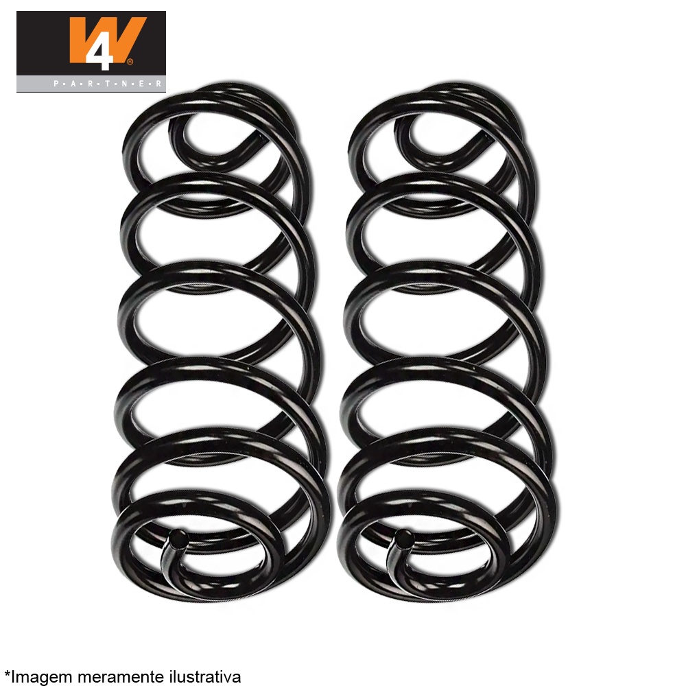 Par Mola Suspensão Dianteira Fiat PALIO WEEKEND/ADVENTURE 1.6 8/16V S/AR 1997 a 2000, SIENA 1.6 8V 1.5 S/AR S/DH 1998 a 2000