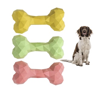 Brinquedo Osso de Borracha Mordedor Interativo Para Cachorro Pet Animais De Estimação Resistente LR-0118