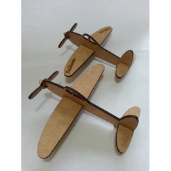 Kit 10 Avião Madeira Mdf - Nome e Data - Lembrancinha 10 Unidades.