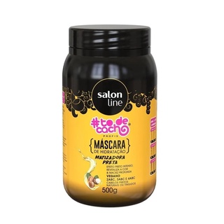 Máscara Matizadora Preta Maionese Capilar Salon Line 500g