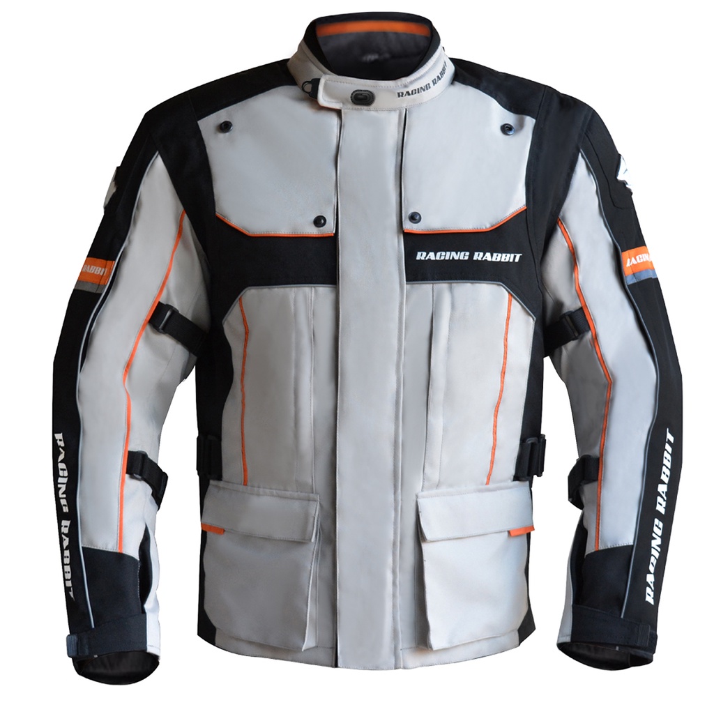 Jaqueta Motociclista Parka Longa Impermeável Racing Rabbit DAKAR