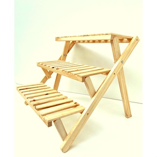 Apoio Para Vaso De Flores 3 Andares De Madeira Forte Enfeite escada 3prt em Oferta na Shopee