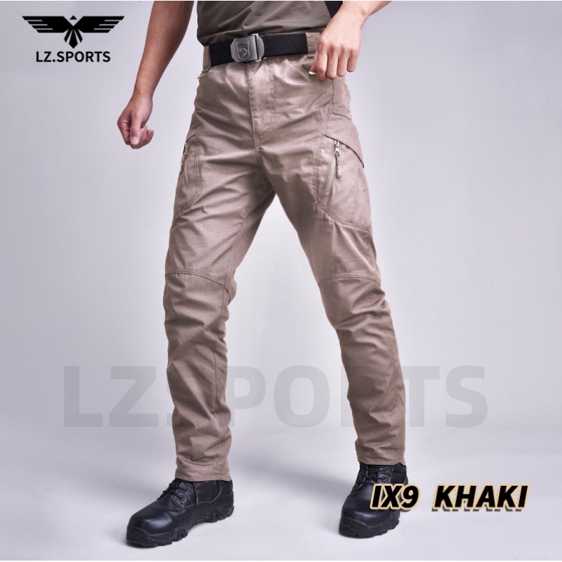 calça tática tatica masculina IX9/IX7/S-3XL à prova d'água de secagem  rápida com vários bolsos militares para caminhadas ao ar livre calças de  trabalho militar | Shopee Brasil