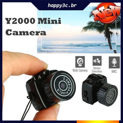 Y2000 Micro Câmera De Vídeo E Áudio mini Pequeno Gravador Para Outdoor HD DV Camera