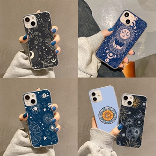 ZX-176 Capa De Silicone TPU De Sol E Lua Compatível Para Motorola Moto G31 G71 G7 G51 G41 G6 G7 Plus A