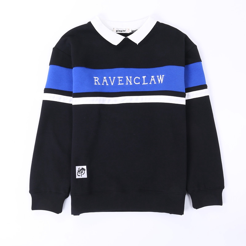 Blusa Moletom Listrado Largo com Costuras e Estampa do Harry Potter para Casais / Estilo Colegial - C55A04 | Shopee Brasil