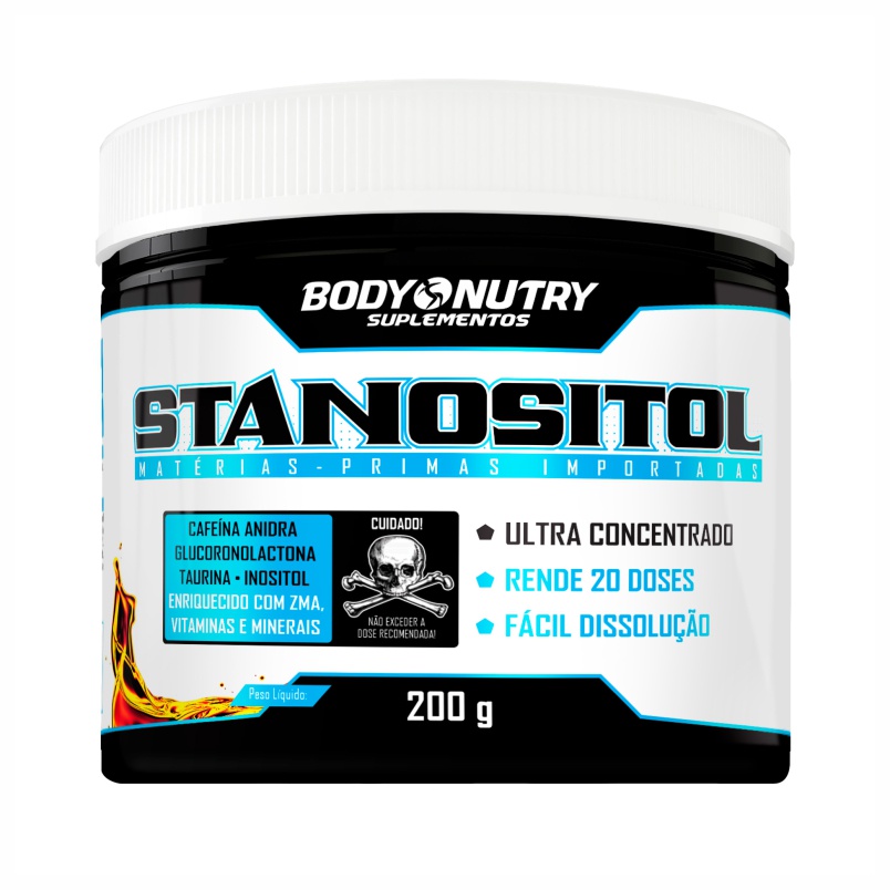 Pré-Treino Stanositol, 300 g, Body Nutry