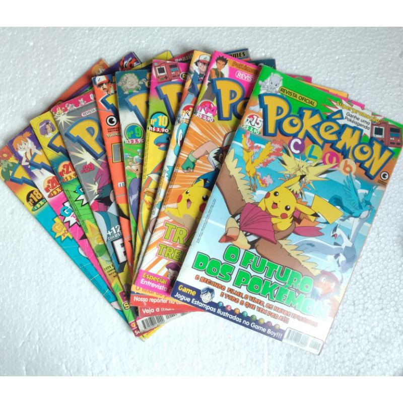 Revistas Pokémon club várias edição venha conferir compre a sua é complete  sua coleção | Shopee Brasil