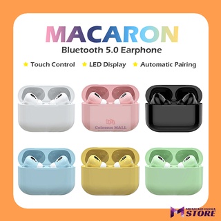 Fone De Ouvido Bluetooth 5.0 Macaron Sem Fio Com Microfone Headphone i13 Inpods 13 Pro Estéreo De Toque For Iphone Original A3