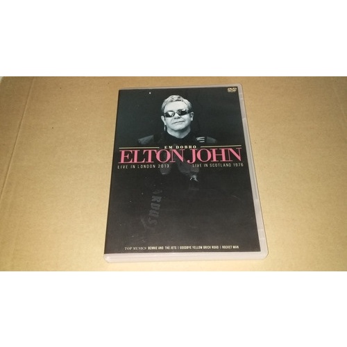 Dvd Elton John Em Dobro Londres 2013 Escócia 1976