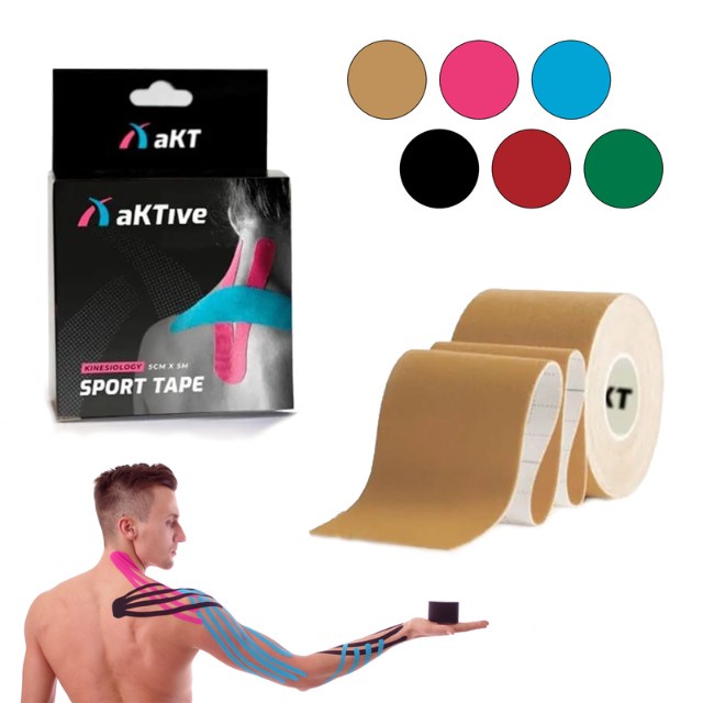 Bandagem Elástica 5cm X 5m - Fita Kinesio Tape Fisioterapia