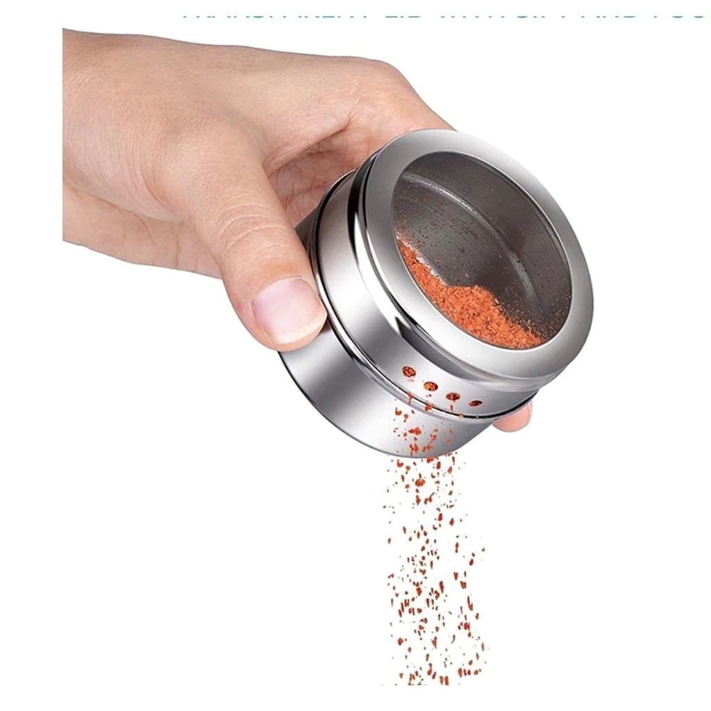 4 Porta Condimento Tempero Inox Magnético Imã Geladeira em Oferta na Shopee