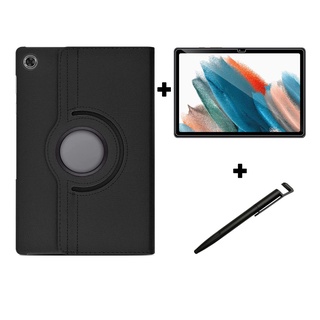 Capa Para Samsung Galaxy Tab A8 X200 X205 10,5 Polegadas + Pelicula de Vidro + Caneta touch universal