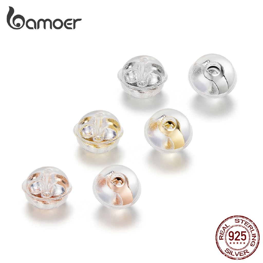 Bamoer Brinco De Silicone Para Brincos Com Acessórios De Borracha EF003 em Oferta na Shopee