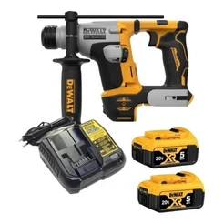 Martelete Com 2 Baterias 20v 5ah Xr Brushless Dewalt Dch172
