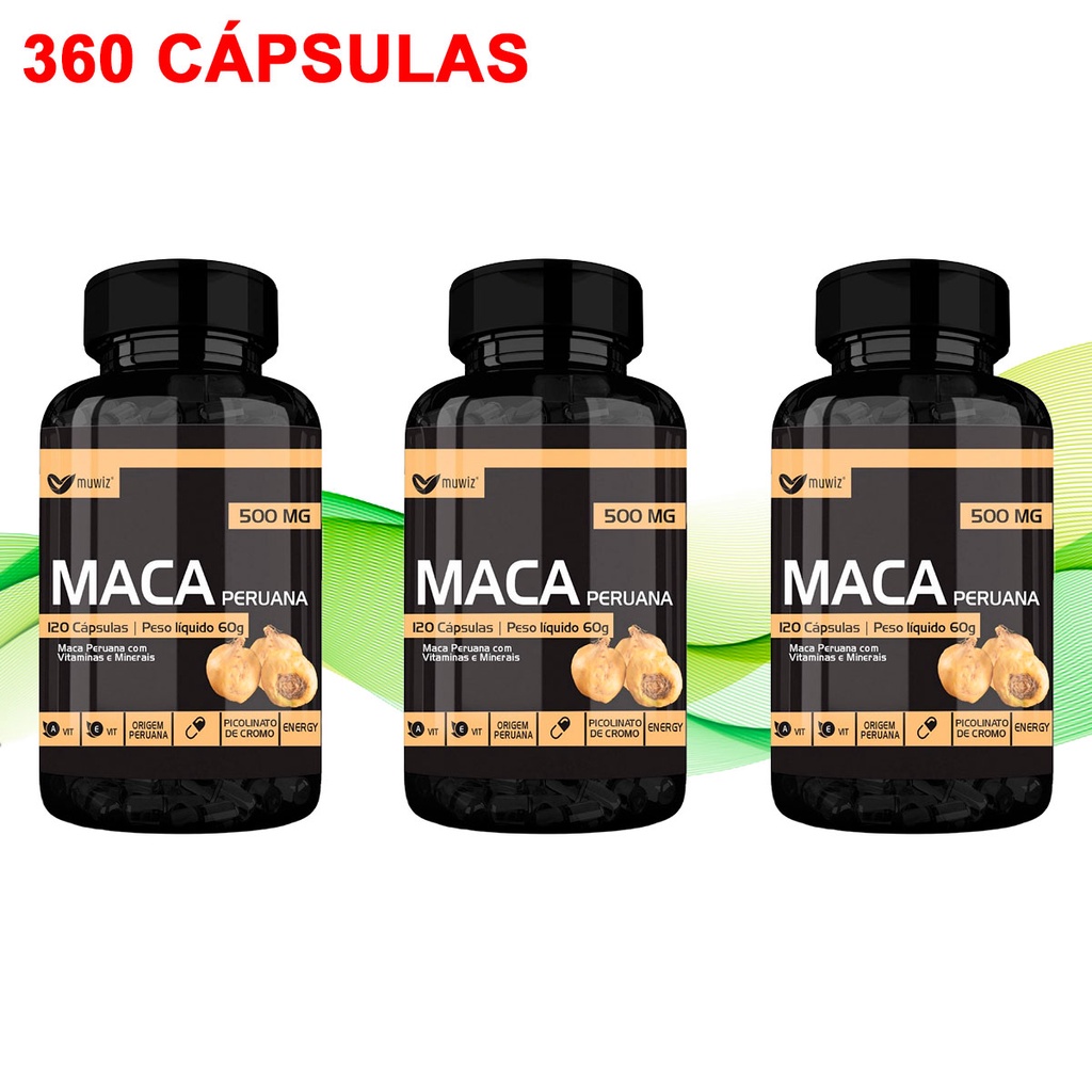 Maca Peruana+marapuama+catuaba+ginseng+ginkgo Biloba+guaraná+spirulina ...