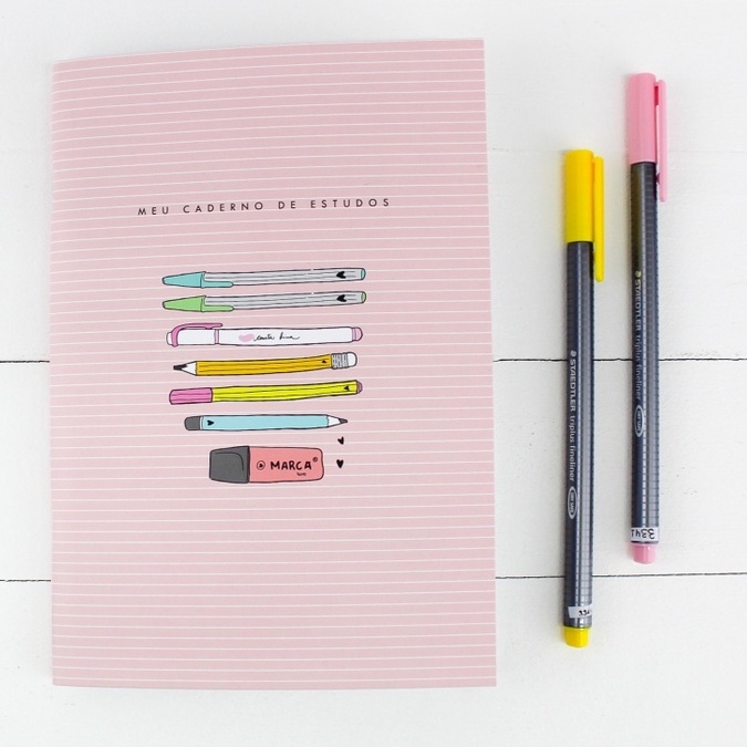 Planner de estudos Papelote - controle e organização - Caderno de estudos - Planejamento SEMANAL para ENEM, vestibular, cursinho - estudar - PLANNER PERMANENTE (NÃO DATADO)